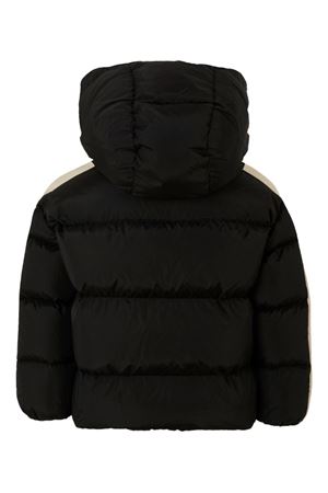 black polyester jacket PALM ANGELS KIDS | PBEJ001C99FAB0011003